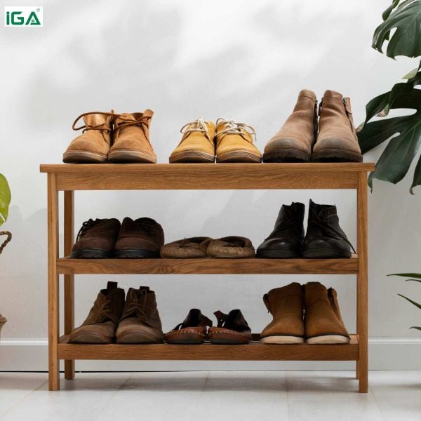 Kệ đựng giày làm từ gỗ tự nhiên