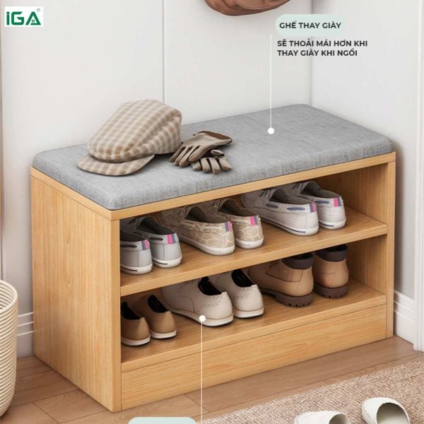 Kệ để giày gỗ 2 tầng đa năng - GP322