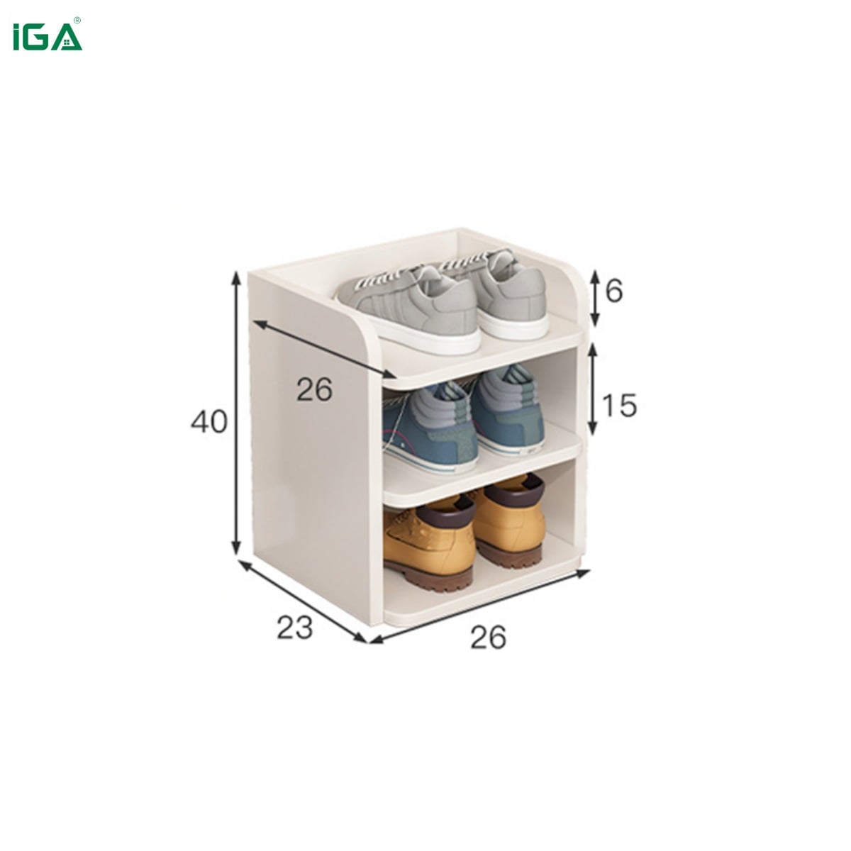 Kệ trưng bày giày dép nhỏ