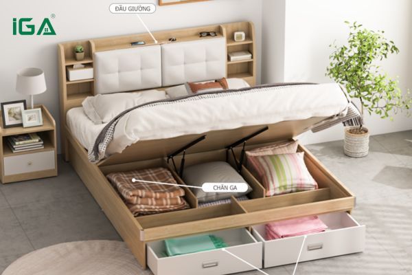 giường có ngăn kéo