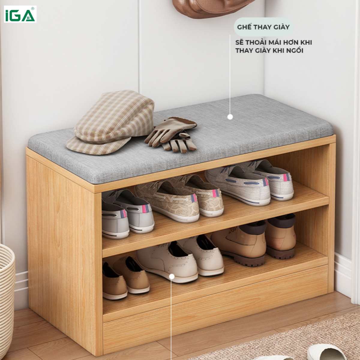 Kệ đựng giày thông minh 2 trong 1