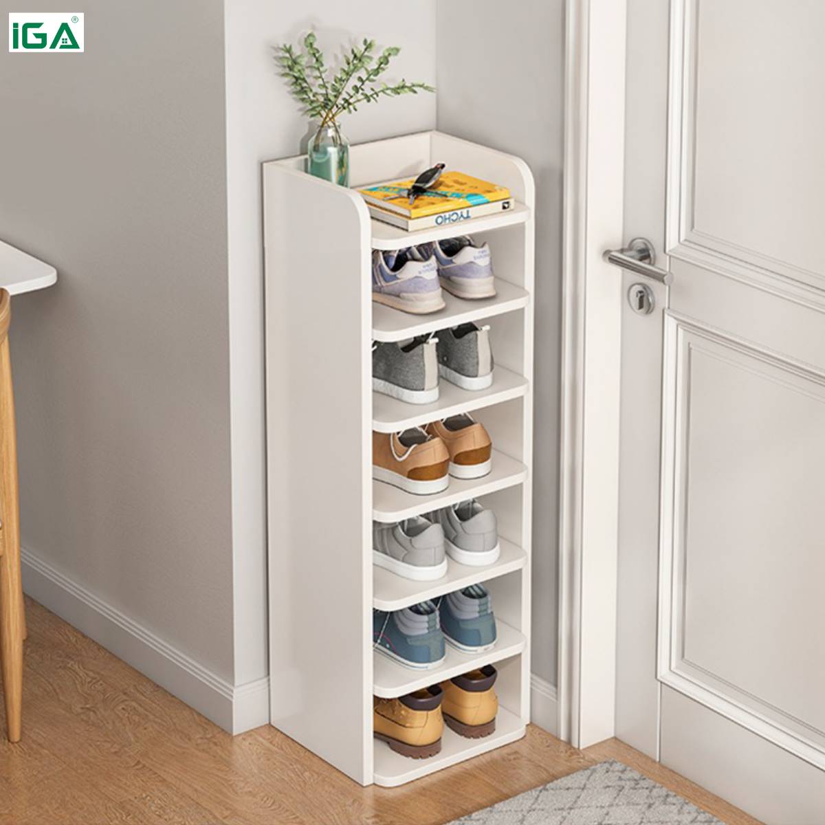 Tủ kệ giày phong cách tối giản