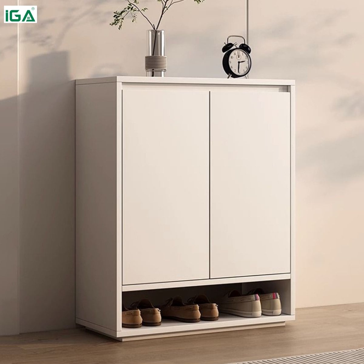 Tủ trắng đựng giày dép đơn giản - GP315.01