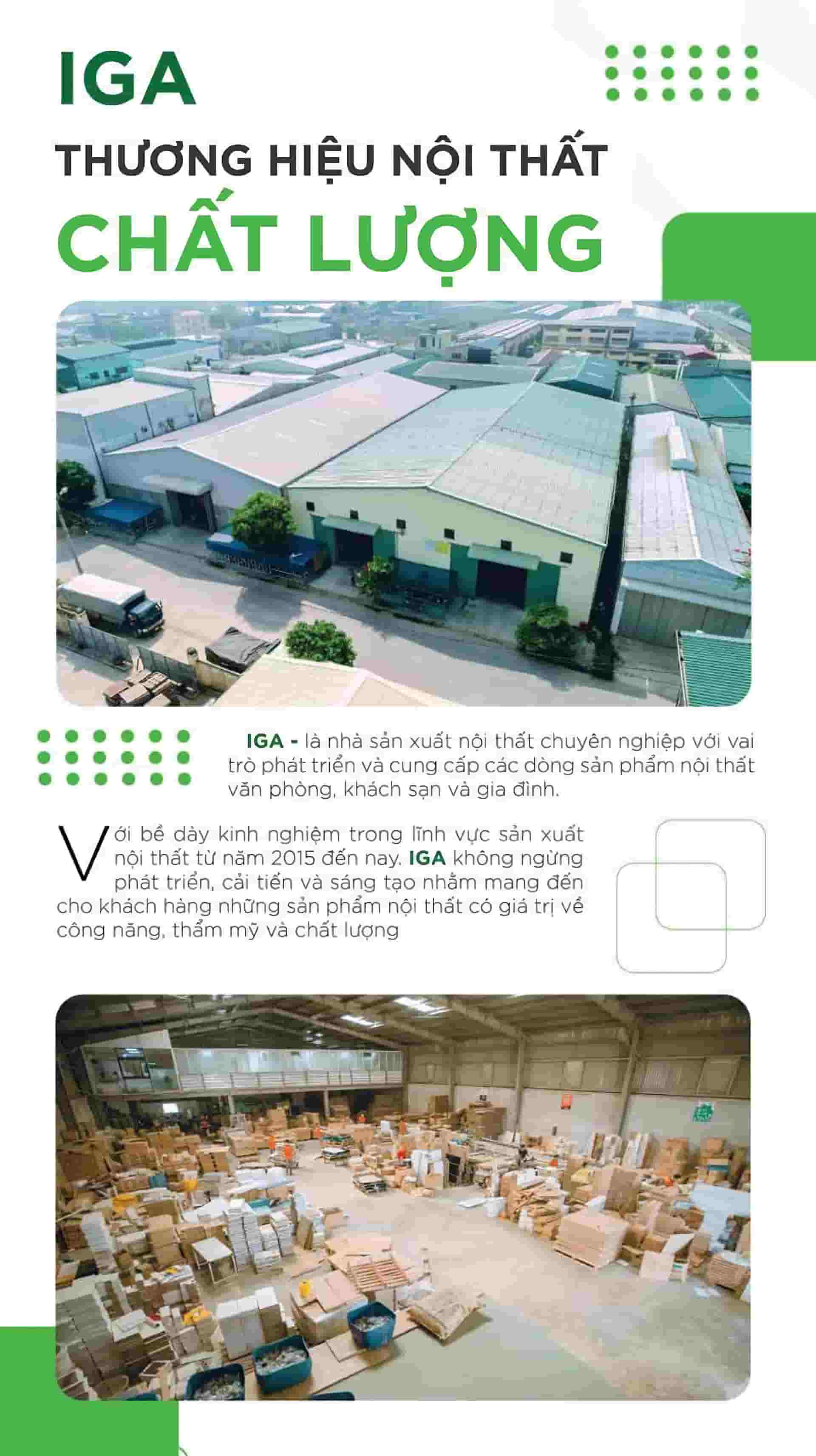 Hồ sơ năng lực xưởng IGA Việt Nam