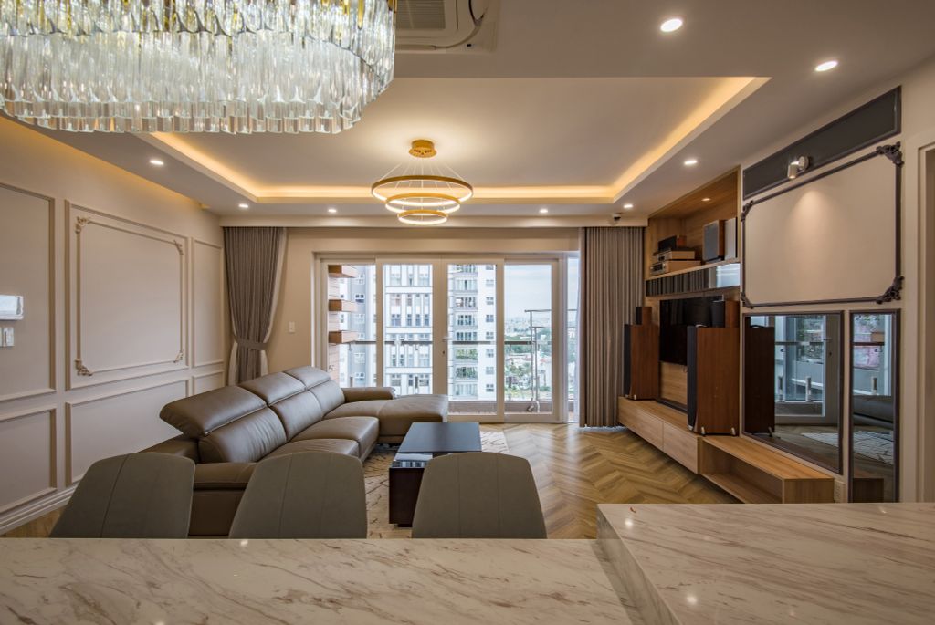 Thiết kế nội thất Neoclassic: nguyên tắc, vật liệu & giải pháp không gian | Galaxycons
