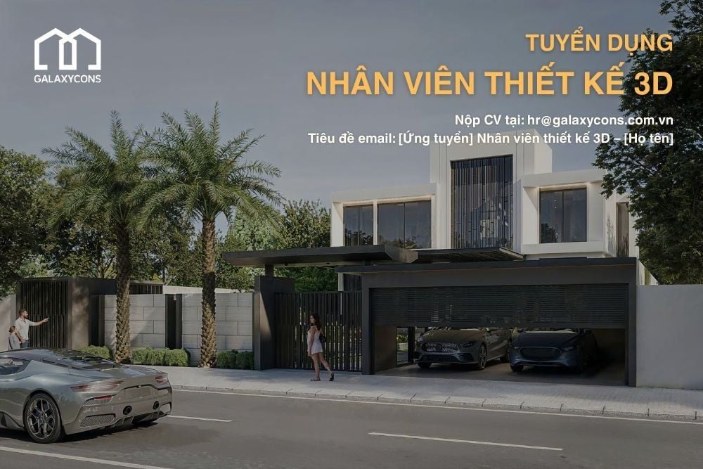 [Tuyển dụng] – Nhân viên Thiết kế 3D