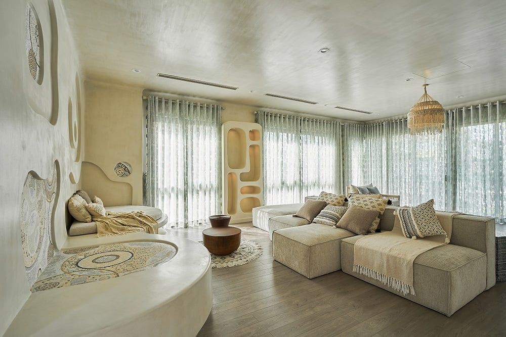 Kiến trúc sinh thái tại Novaworld Hồ Tràm - Nội thất Tropicana kể câu chuyện của biển và cát