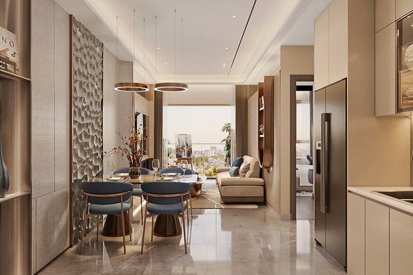 Eternal Symphony: Thiết Kế Căn Hộ 3PN Happy One Mori - Bản Giao Hưởng Giữa Cổ Điển & Hiện Đại | Galaxycons