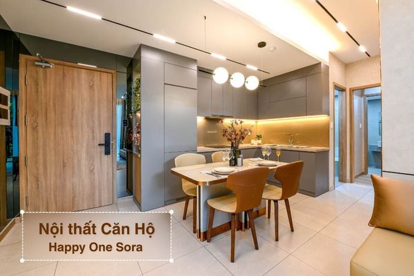 Thiết kế nội thất căn hộ Happy One Sora: Giải pháp nội thất trọn gói theo phong cách Nhật Bản dành cho cư dân tinh hoa| Galaxycons