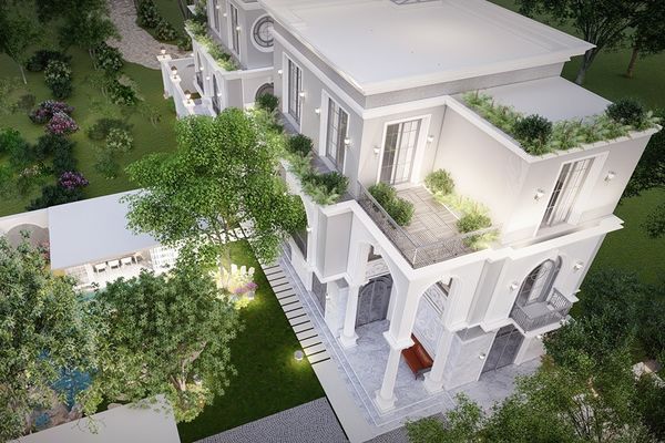 Những Mẫu Thiết Kế Nhà Tân Cổ Điển Đẹp Nhất 2025: Xu Hướng Và Nghệ Thuật Phối Hợp