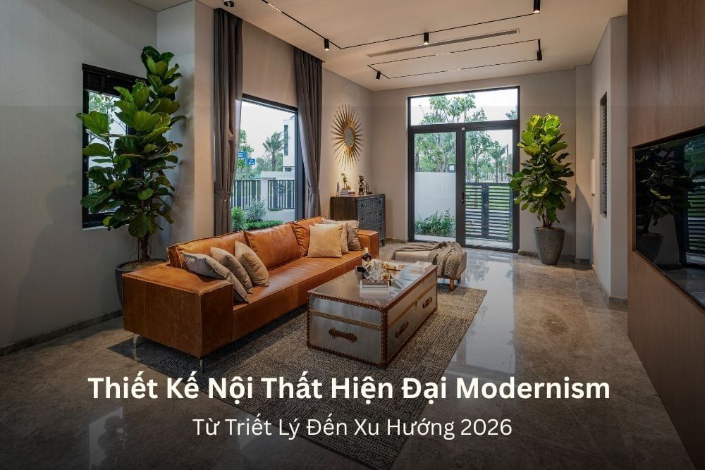 Tất Tần Tật Về Thiết Kế Nội Thất Hiện Đại: Modernism - Từ Triết Lý Đến Xu Hướng 2026