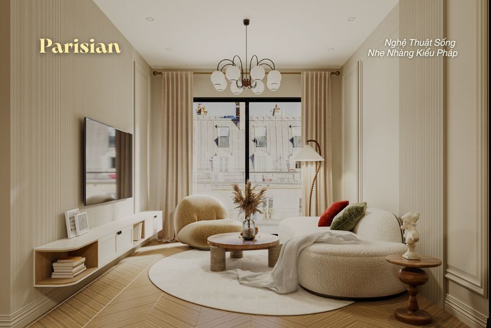 Thiết Kế Nội Thất Parisian – Tinh Thần Nghệ Thuật Giữa Đời Sống Hiện Đại
