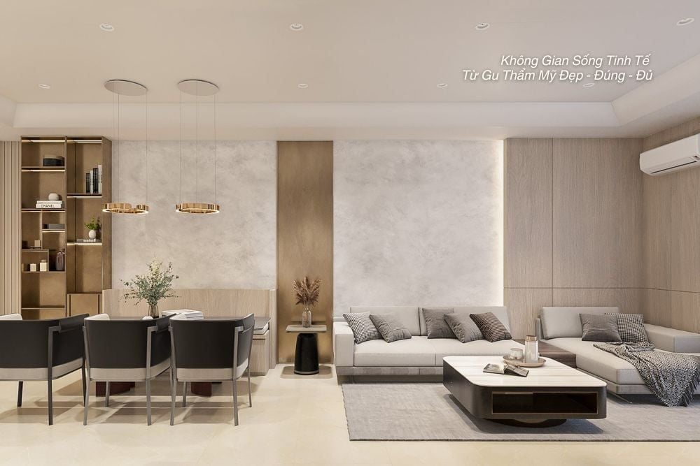 Thiết Kế Nội Thất Phòng Khách Hiện Đại: Không Gian Sống Tinh Tế Bắt Đầu Từ Gu Thẩm Mỹ Đẹp - Đúng - Đủ | Galaxycons