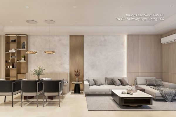 Thiết Kế Nội Thất Phòng Khách Hiện Đại: Không Gian Sống Tinh Tế Bắt Đầu Từ Gu Thẩm Mỹ Đẹp - Đúng - Đủ | Galaxycons