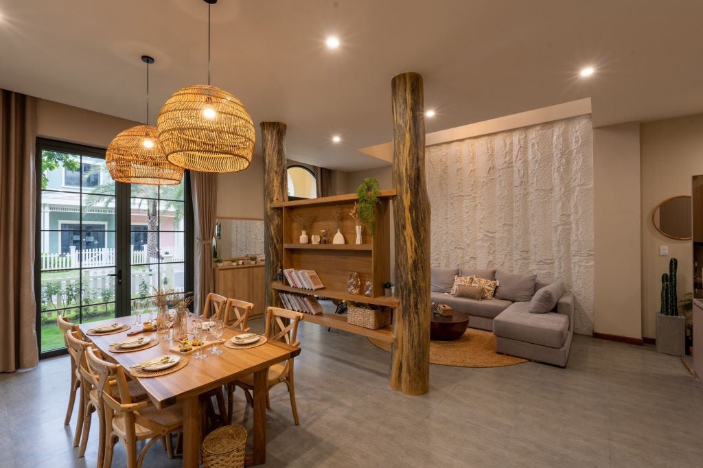 Không gian nghỉ dưỡng thực tế của dự án thiết kế villa Tropical Tropicana Villa do Galaxycons bàn giao
