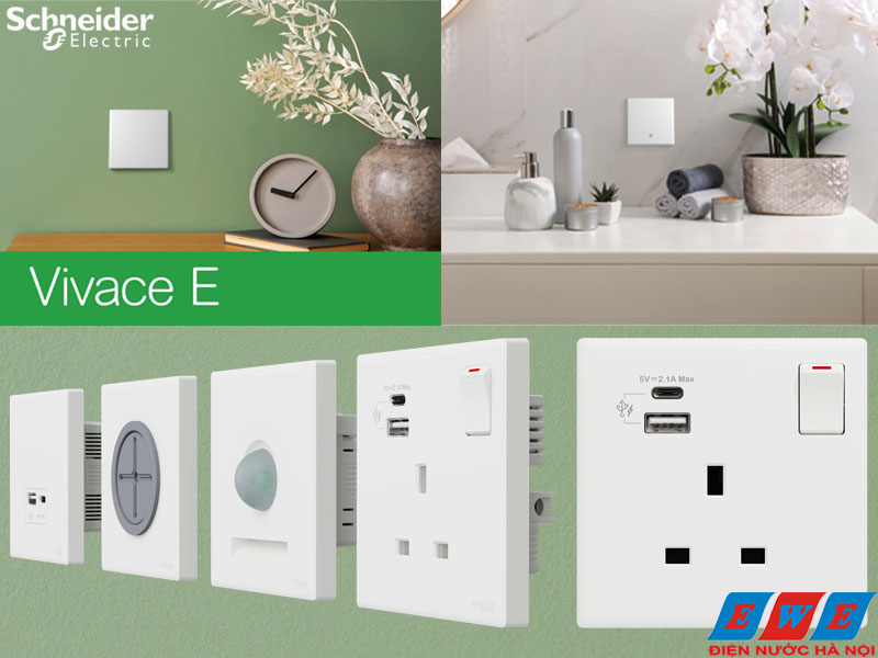Công tắc ổ cắm Vivace E