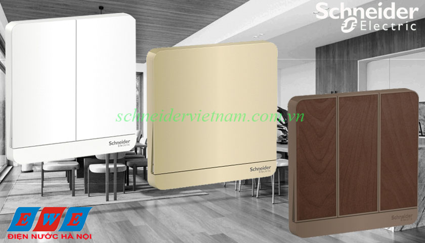 Công tắc ổ cắm Schneider AvatarOn vuông thay mặt che linh hoạt