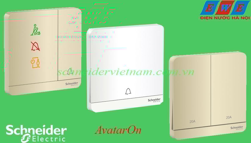 Công tắc ổ cắm Schneider AvatarON cao cấp