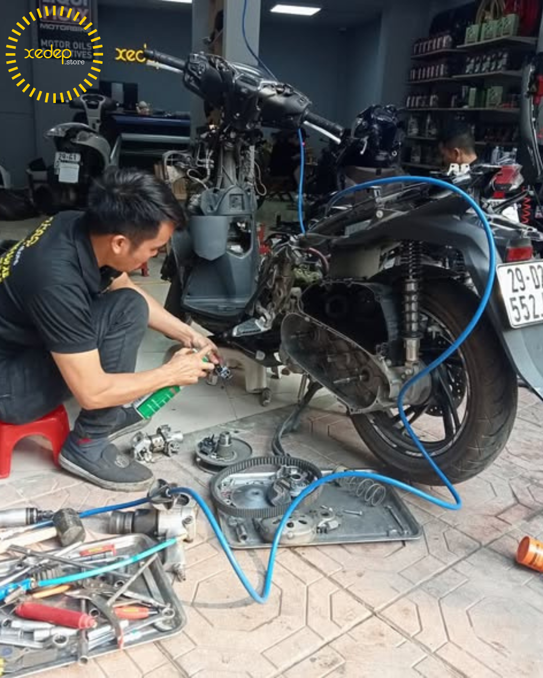 Bao lâu thì cần đem xe tay ga đi bảo dưỡng? Lịch bảo dưỡng chi tiết & chuẩn nhất