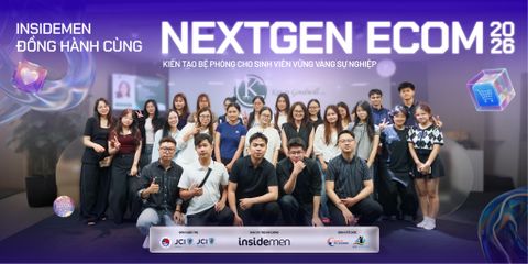 INSIDEMEN TRỞ THÀNH NHÀ TÀI TRỢ KIM CƯƠNG NEXTGEN ECOM 2026 - BỆ PHÓNG CHO THẾ HỆ MARKETER THỰC CHIẾN