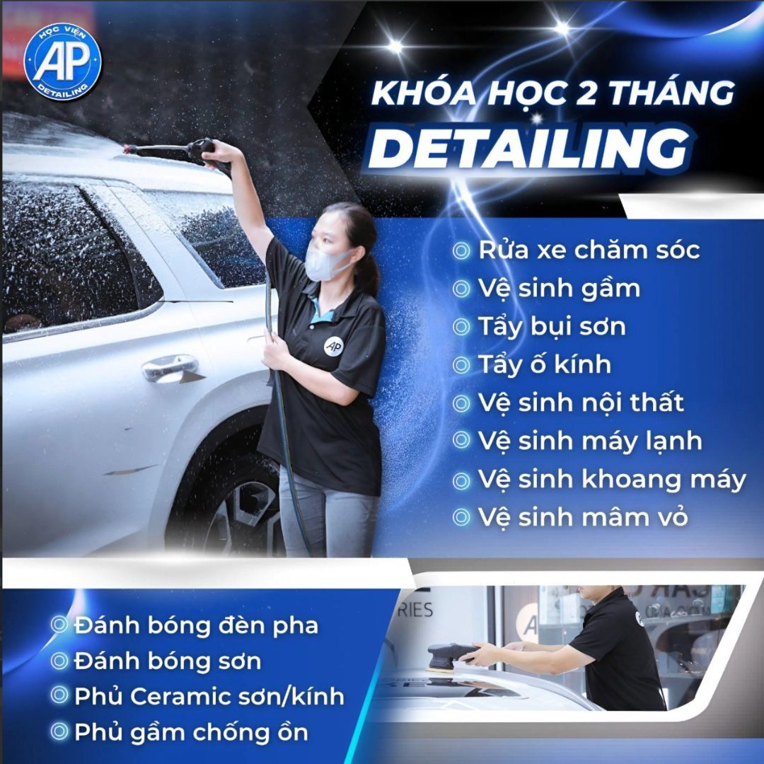 💥 HỌC NGHỀ DETAILING – TAY NGHỀ CHẮC, THU NHẬP ỔN ĐỊNH 🚗✨