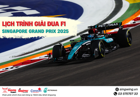 LỊCH TRÌNH GIẢI ĐUA F1 SINGAPORE GRAND PRIX 2025