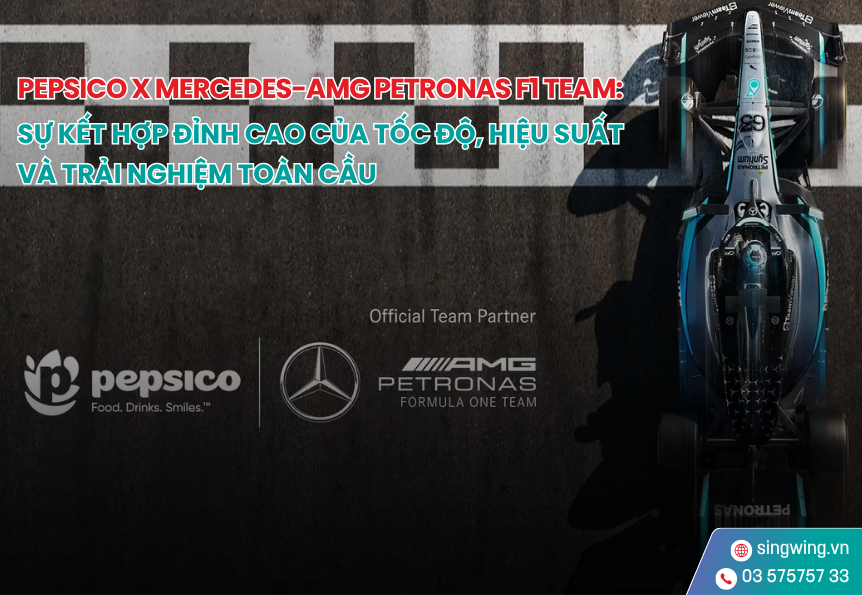 PEPSICO & MERCEDES-AMG PETRONAS F1 TEAM: SỰ KẾT HỢP ĐỈNH CAO CỦA TỐC ĐỘ, HIỆU SUẤT VÀ TRẢI NGHIỆM TOÀN CẦU