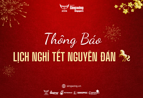 THÔNG BÁO LỊCH NGHỈ TẾT NGUYÊN ĐÁN 2026