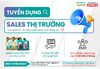 [GẤP] TUYỂN DỤNG SALES THỊ TRƯỜNG
