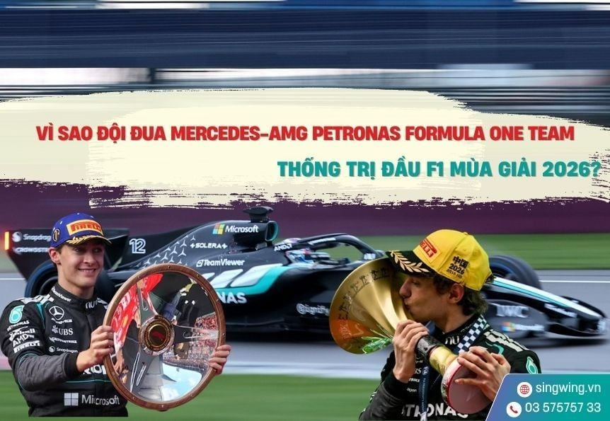 Vì sao đội đua Mercedes-AMG PETRONAS Formula One Team thống trị đầu F1 mùa giải 2026?