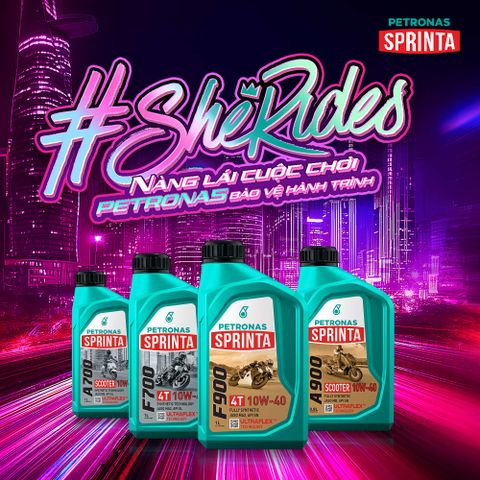 🔥 PETRONAS LUBRICANTS VIỆT NAM CHÍNH THỨC KHỞI ĐỘNG CHIẾN DỊCH #SHERIDES TẠI VIỆT NAM! 🔥