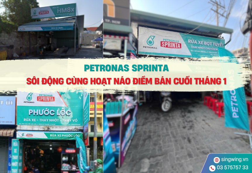 PETRONAS Sprinta Sôi Động Cùng Hoạt Náo Điểm Bán Cuối Tháng 1