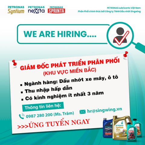 🔥 [ƯU TIÊN] TUYỂN DỤNG GIÁM ĐỐC PHÁT TRIỂN HỆ THỐNG PHÂN PHỐI MIỀN BẮC - THU NHẬP KHÔNG GIỚI HẠN 💰
