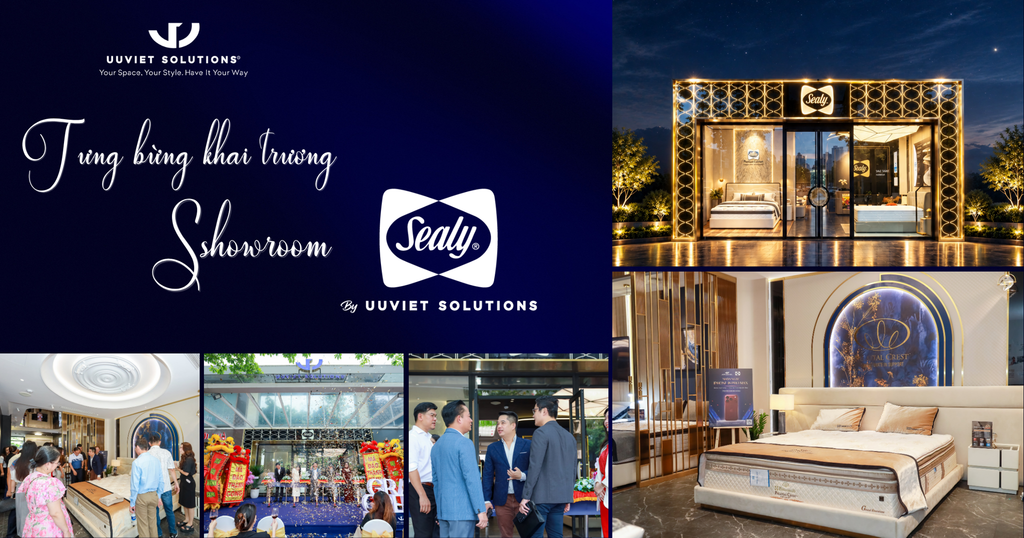 TƯNG BỪNG KHAI TRƯƠNG SHOWROOM SEALY BY UUVIET SOLUTIONS