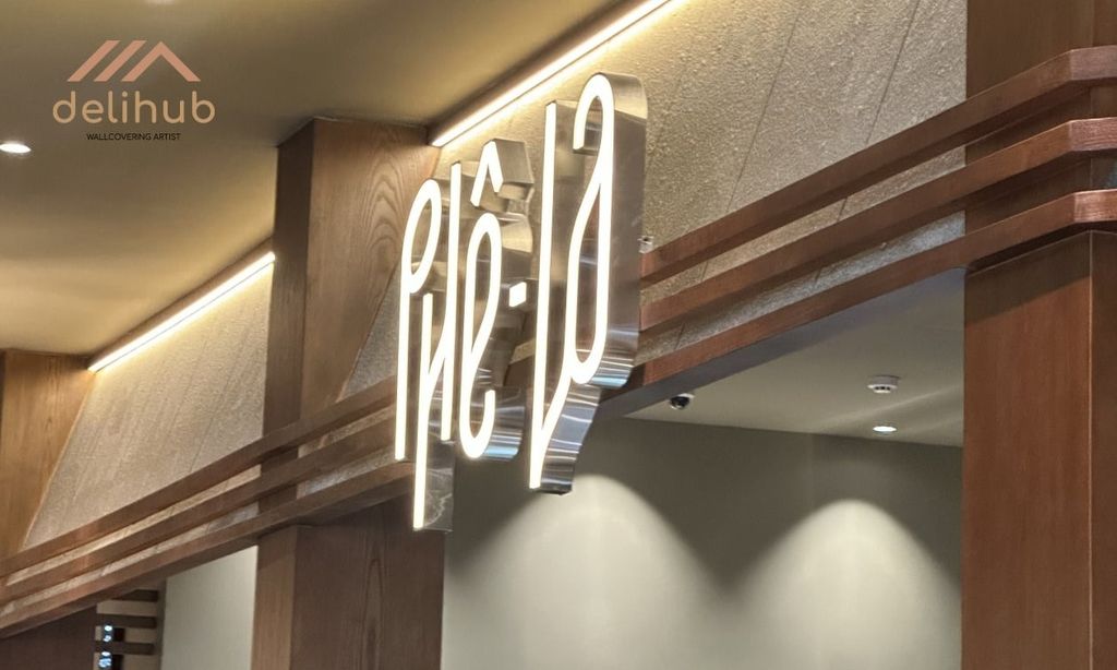 Sơn hiệu ứng ngành F&B: Dự án Phê La Hai Bà Trưng