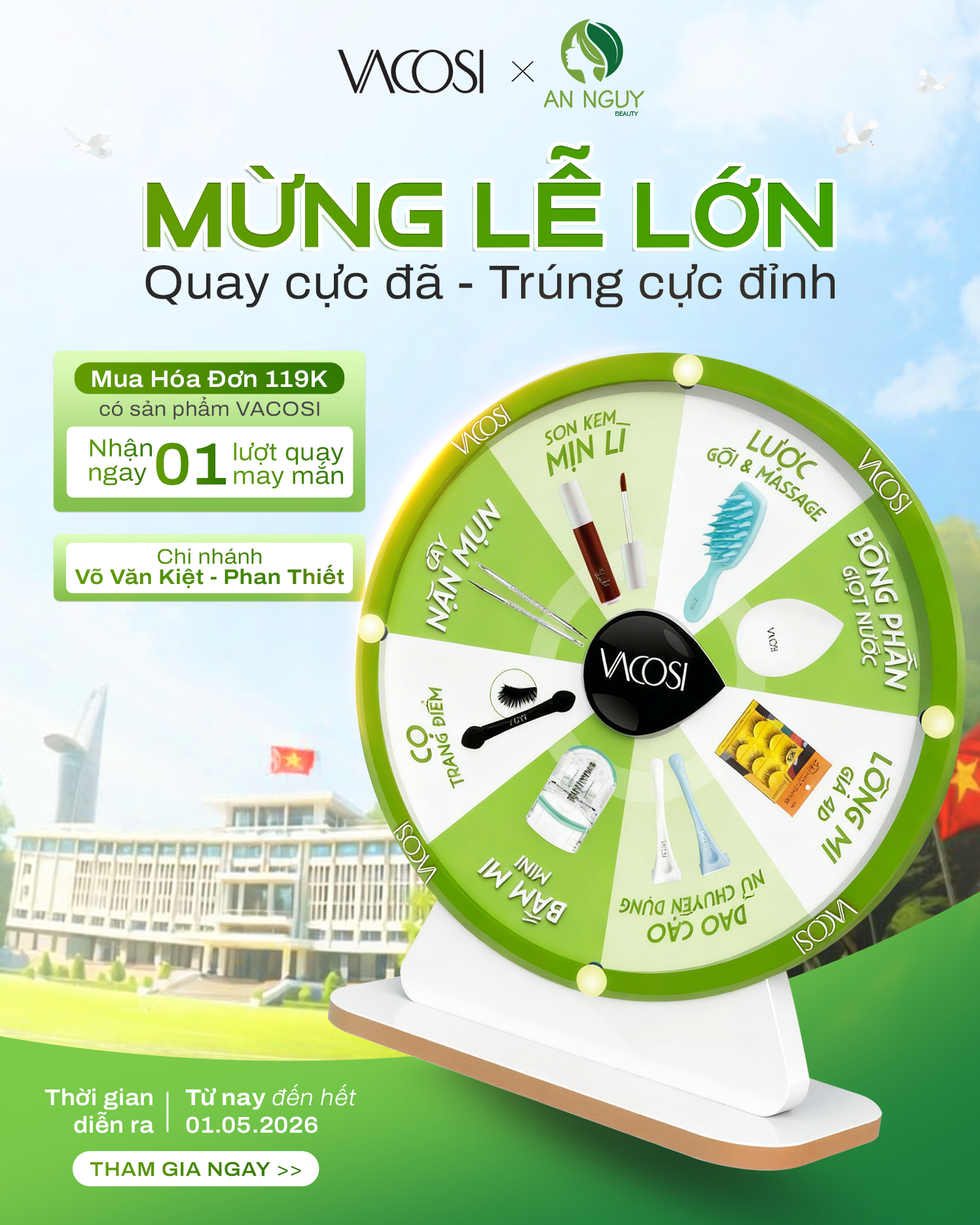 ✨MỪNG LỄ LỚN - QUAY CỰC DÃ TRÚNG CỰC ĐỈNH