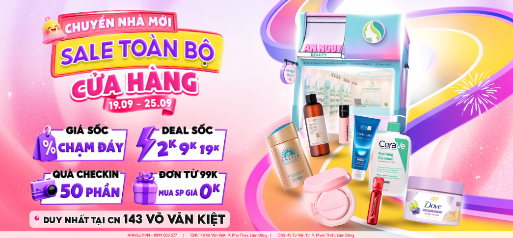 AN NGỤY BEAUTY CHUYỂN NHÀ MỚI🏠  SALE BÙNG NỔ - GIÁ CHẠM DÁY💥