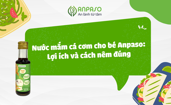 Nước mắm cá cơm cho bé Anpaso: Lợi ích và cách nêm đúng
