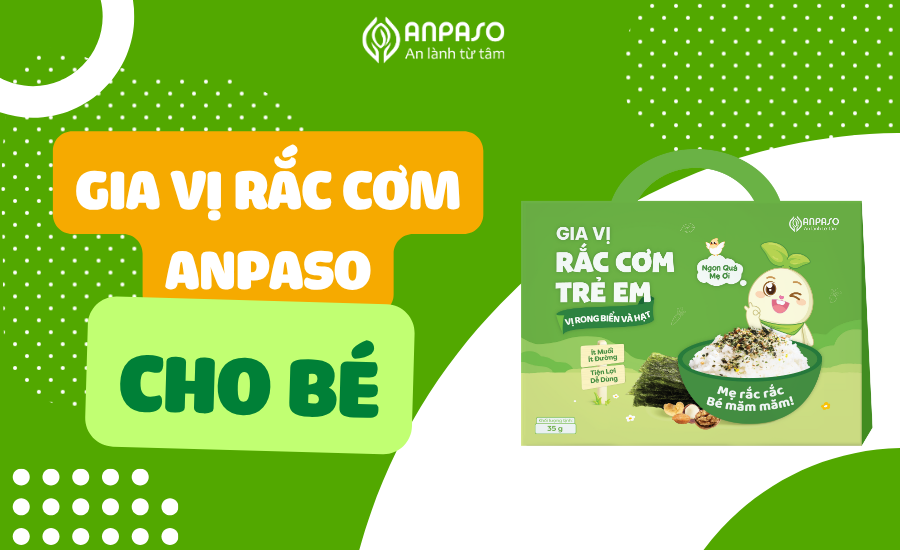 Gia vị rắc cơm cho bé Anpaso 35g