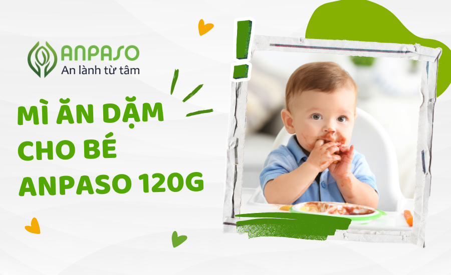 Mì ăn dặm cho bé Anpaso 120g