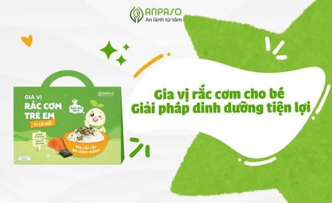 Gia vị rắc cơm cho bé: Giải pháp dinh dưỡng tiện lợi