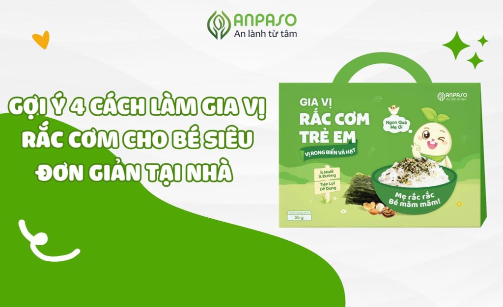 Gợi ý 4 cách làm gia vị rắc cơm bé siêu đơn giản tại nhà