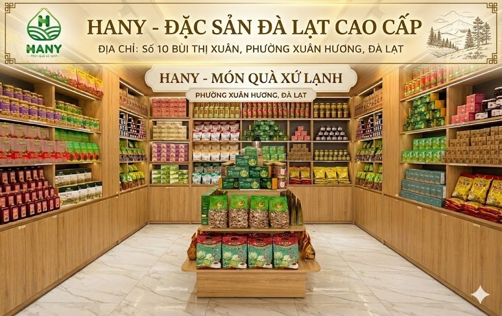 Cửa hàng HANY 10 Bùi Thị Xuân Đà Lạt | Trung tâm, dễ mua đặc sản