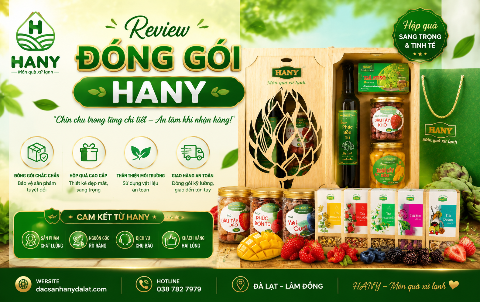 Review Đóng Gói HANY: Sang Trọng, Chắc Chắn Và Trọn Vẹn