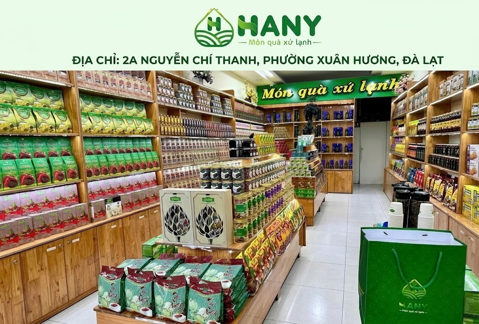 Cửa hàng HANY 2A Nguyễn Chí Thanh Đà Lạt | Gần chợ, dễ mua đặc sản