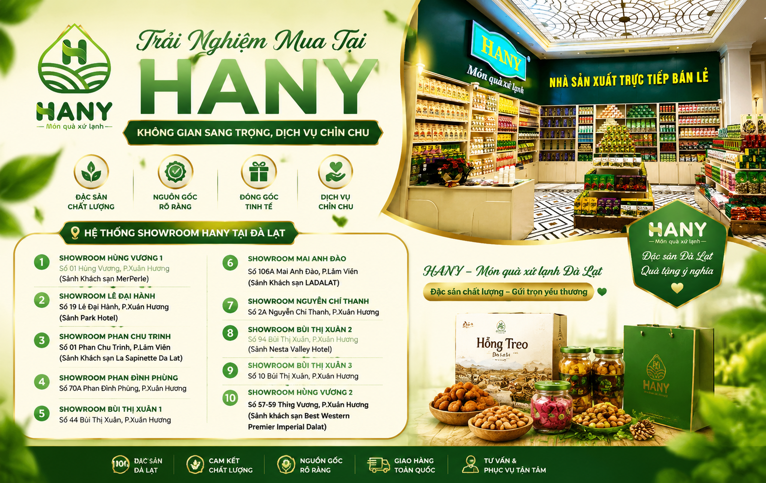 Trải Nghiệm Mua Tại HANY: Không Gian Sang Trọng, Dịch Vụ Chỉn Chu