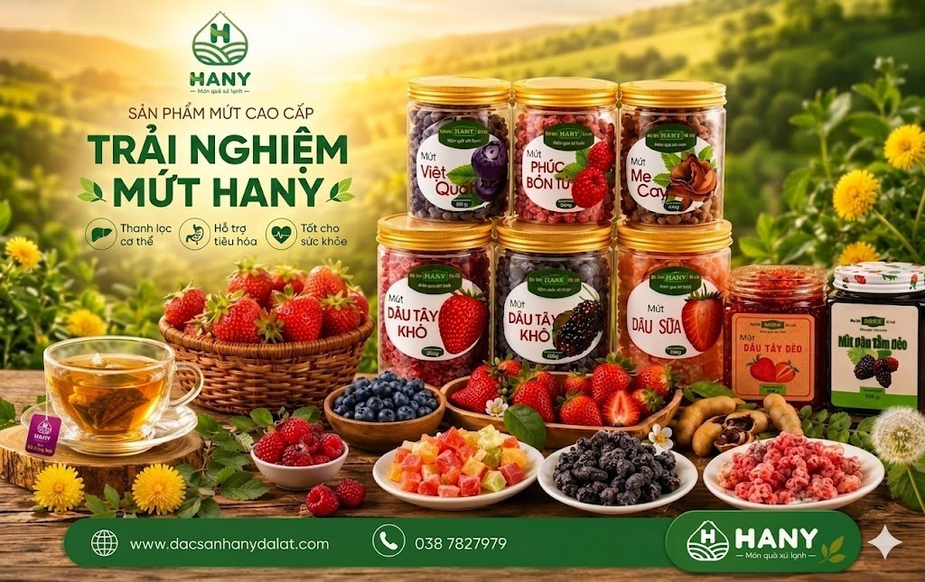 Ăn Thử Mứt Đà Lạt Hany? Review Vị Mứt Khô Và Mứt Dẻo Thượng Hạng