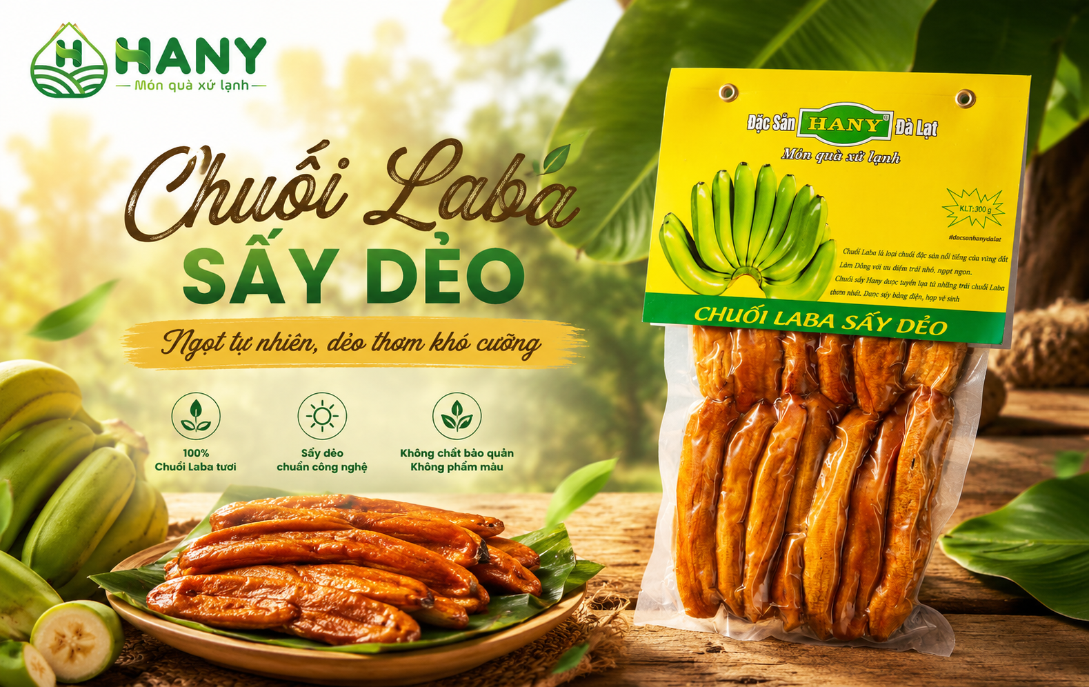 Review Chuối Laba Sấy Dẻo Hany Đà Lạt Có Ngon Không