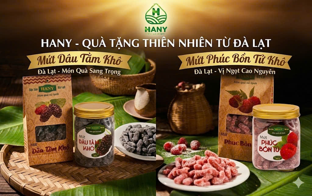 Mứt dâu tằm khô và mứt phúc bồn tử: Khác nhau gì? Nên chọn loại nào?