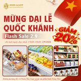Mừng Đại Lễ Quốc Khánh – Flash Sale 2.9 Giảm 20% Tại 9999 Mart